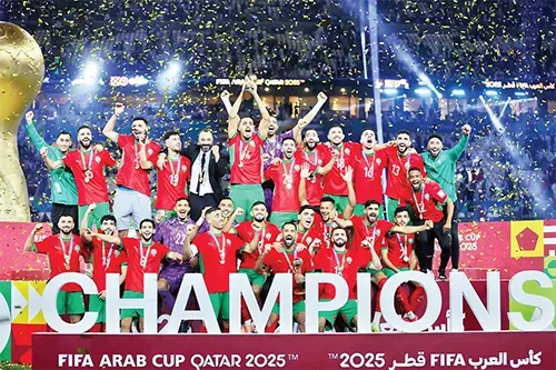 বিশ্বকাপের আগে আরব কাপের শিরোপা মরক্কোর